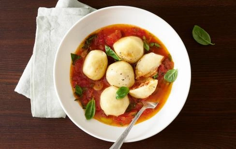 Mit Mozzarella gefüllte Gnocchi